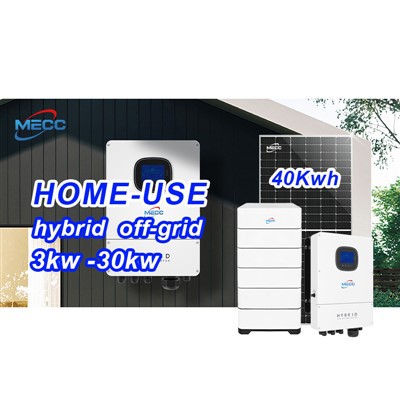 Ateb Cost-effeithiol 5kw Hybrid Solar System
