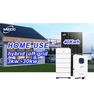 Gweithrediad Effeithlon 15kw Oddi ar y Grid System Solar